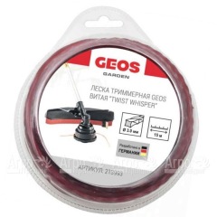 Леска триммерная витая GEOS by Al-Ko Twist Whisper 3.0 мм, 15 м в блистере в Уфе