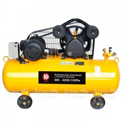 Компрессор масляный Калибр Мастер КМ-4200/100РМ в Уфе
