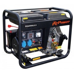Дизельный генератор ITC Power DG6000LEK-3+ (дистанционный запуск+разъем для АВР) в Уфе