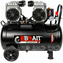 Компрессор безмаслянный Brait КB-2600/50Х2 в Уфе