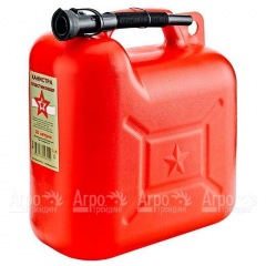 Канистра пластиковая для топлива Звезда 20 л с заливным устройством в Уфе