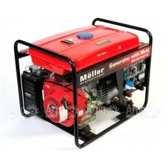 Бензиновый генератор со встроенным сварочным аппаратом Moller MR/GGT5001WE 4,2 кВт в Уфе