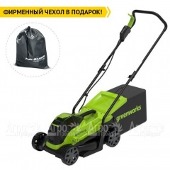 Газонокосилка аккумуляторная GreenWorks GD24LM33K2 в Уфе