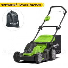 Газонокосилка аккумуляторная GreenWorks G40LM41 (без аккумулятора и зарядного устройства) в Уфе