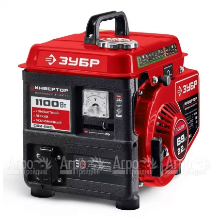 Бензогенератор инверторный Зубр СБИ-1100 1 кВт в Уфе