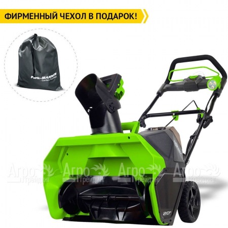 Снегоуборщик аккумуляторный GreenWorks GD40SB в Уфе