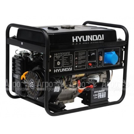 Бензогенератор Hyundai HHY 9000FE 6.5 кВт  в Уфе