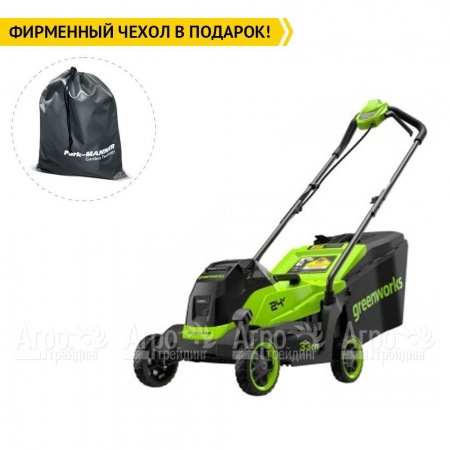 Газонокосилка аккумуляторная GreenWorks GD24LM331 4 Ач в Уфе