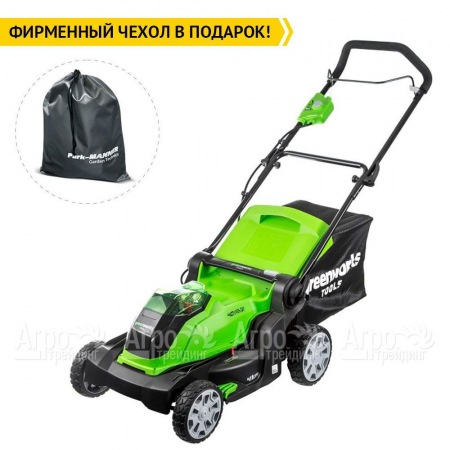 Газонокосилка аккумуляторная GreenWorks G40LM41K4  в Уфе