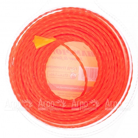 Корд триммерный Champion Twisted Square 3.0мм, 300м (витой квадрат)+нож  в Уфе