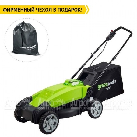 Газонокосилка аккумуляторная GreenWorks G-Max G40LM35 40V 35 см (без аккумулятора и ЗУ)  в Уфе