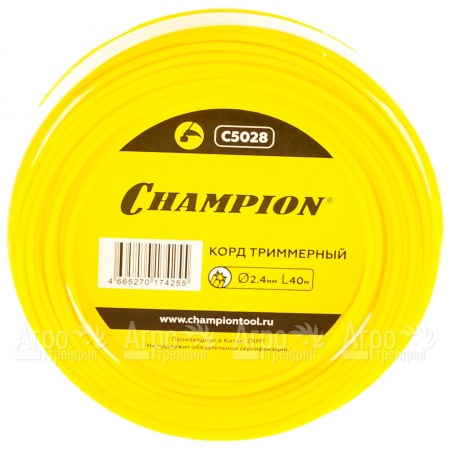 Корд триммерный Champion Star 2.4мм, 40м (звезда)  в Уфе