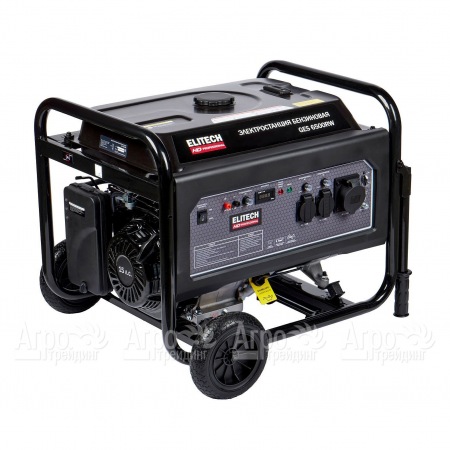 Бензогенератор Elitech GES 6500RW 5 кВт  в Уфе