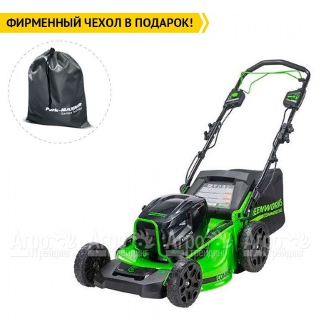 Газонокосилка аккумуляторная GreenWorks GC82HPLM51 (без аккумулятора и зарядного устройства)  в Уфе