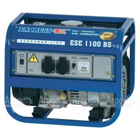 Бензогенератор (бензиновый генератор/электростанция) Endress ESE 1100 BS 0,9 кВт в Уфе