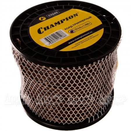 Корд триммерный Champion Magic 3.0мм, 168м (витой квадрат)+нож  в Уфе