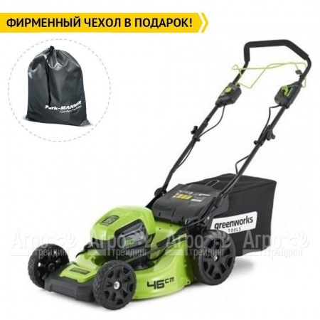 Газонокосилка аккумуляторная GreenWorks GD60LM46SPK4 в Уфе