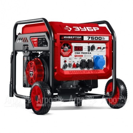 Бензиновый генератор инверторный Зубр СБИ-7500ЕА 7 кВт в Уфе