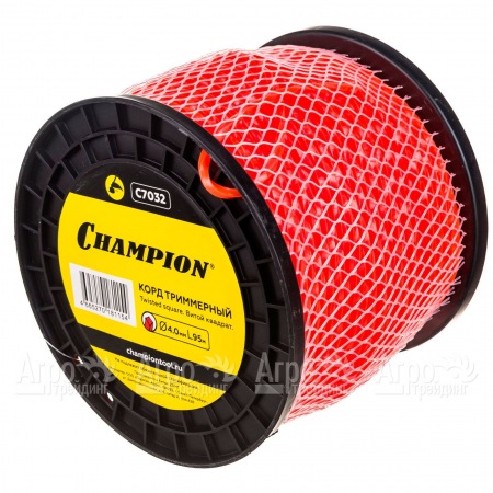 Корд триммерный Champion Twisted Square 4.0мм, 95м (витой квадрат)+нож  в Уфе