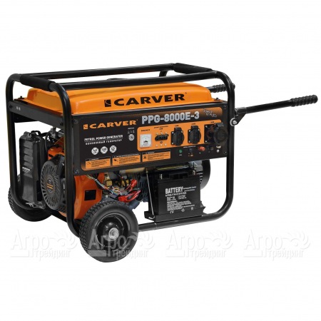 Бензогенератор Carver PPG-8000E-3 2 кВт в Уфе
