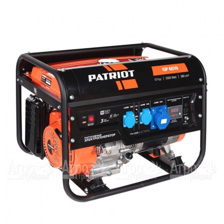 Бензогенератор Patriot GP 6510 5 кВт  в Уфе