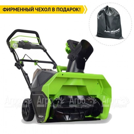 Снегоуборщик аккумуляторный GreenWorks G-Max GD40ST (без батареи и зарядного устройства) в Уфе